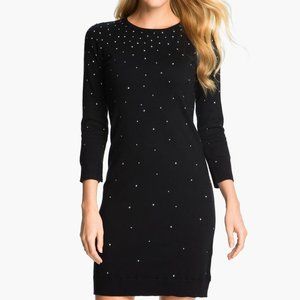new w/tags MICHAEL Michael Kors Studded Sweater Dress black size M/L